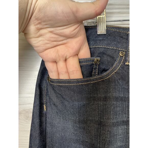 NY&C New York & Company Jeans Womens 18 Dark Wash Low Rise Bootcut Curvy Denim - Picture 3 of 13